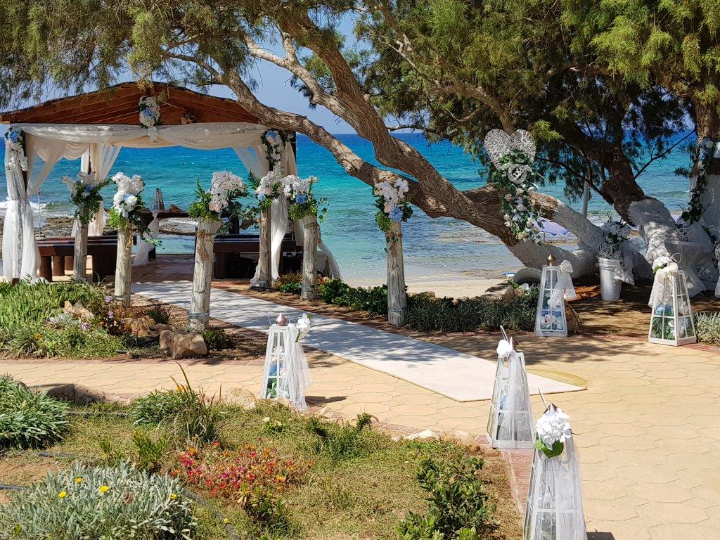 Book your wedding day in Venue Ammos (Kampouri) Main Venue & Beach Venue